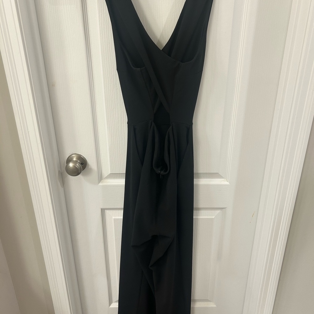 Elegant Black Sleeveless jumpsuit